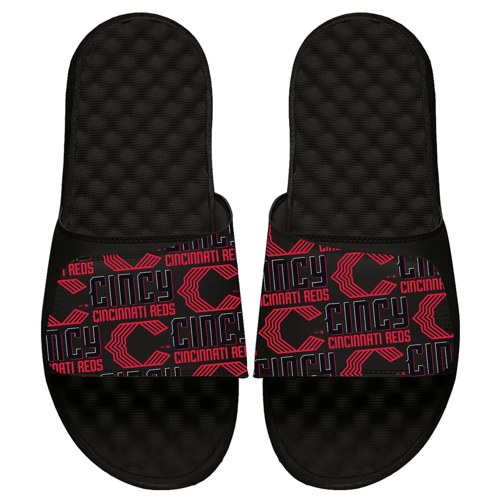  Cincinnati Reds ISlide 2023 City Connect Repeat Slide Sandals - Black