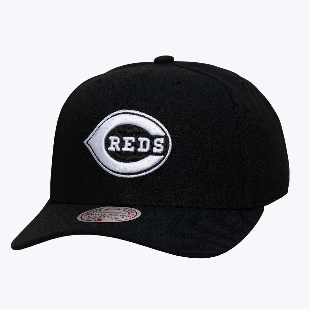 Cincinnati Reds Mitchell & Ness Pro Crown Snapback - Black
