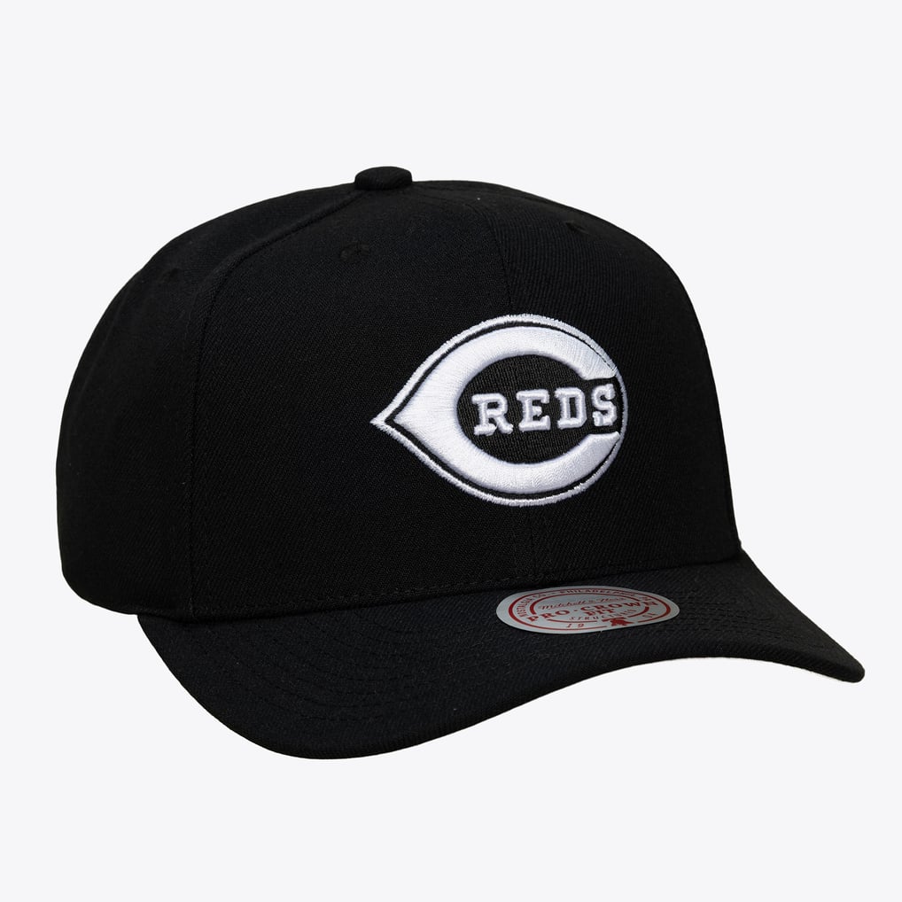 Cincinnati Reds Mitchell & Ness Pro Crown Snapback - Black
