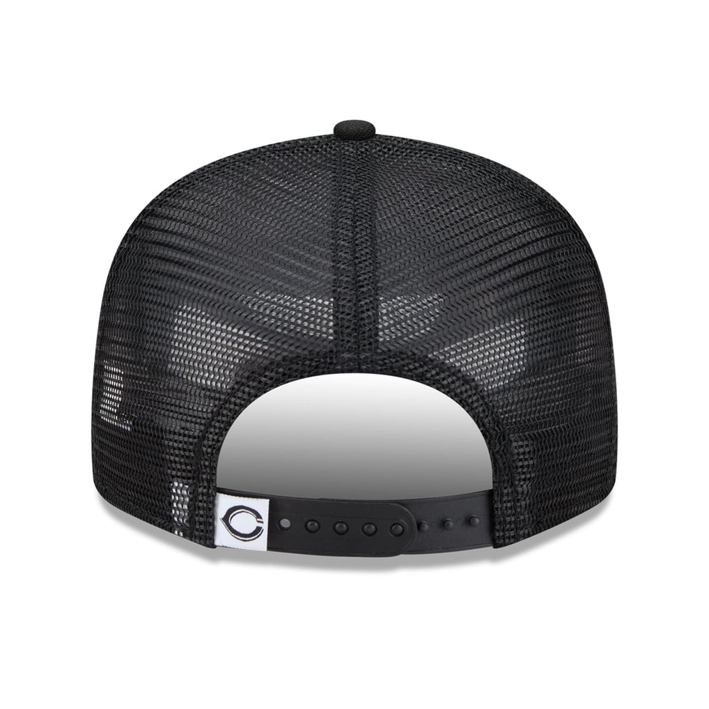 Cincinnati Reds New Era 9FIFTY Adjustable Trucker Hat - Black