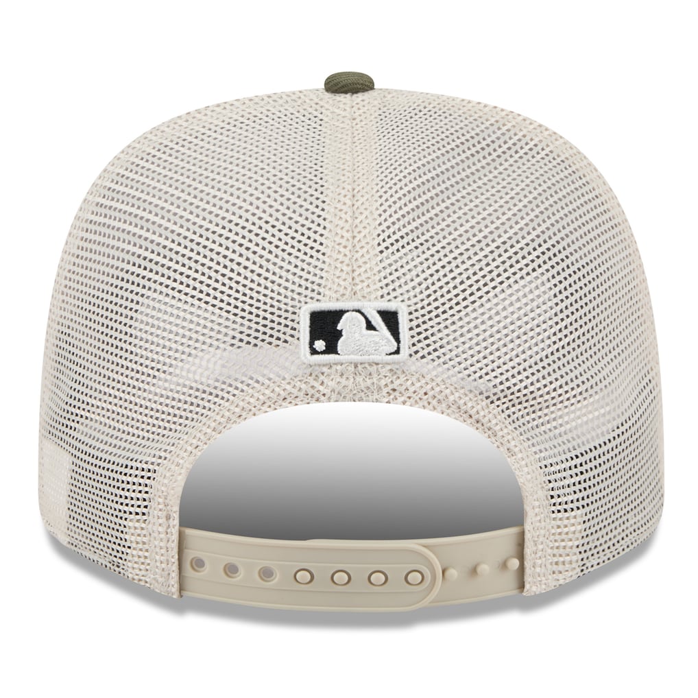 Cincinnati Reds New Era 2025 Armed Forces Day 9SEVENTY Stretch-Snap Hat - Light Beige/Olive