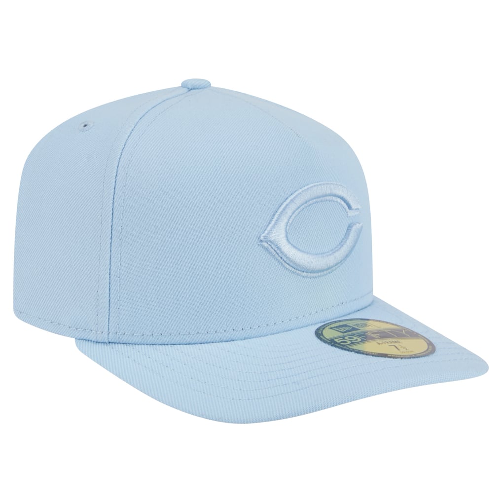 Men's Cincinnati Reds New Era Light Blue Color Pack A-Frame 59FIFTY ...