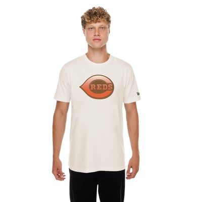Cincinnati Reds New Era Pumpkin Spice T-Shirt - Natural