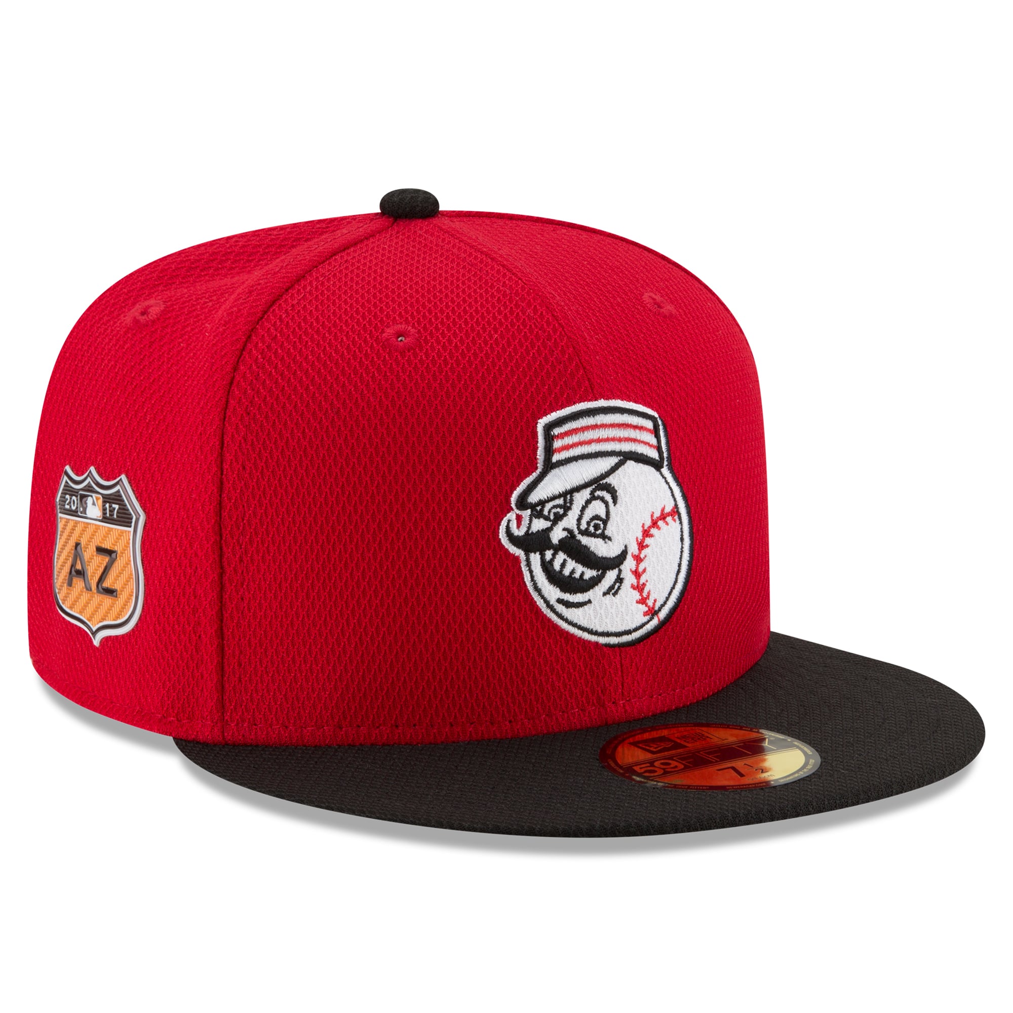 Men's Cincinnati Reds New Era Red 2017 Spring Training Diamond Era ...