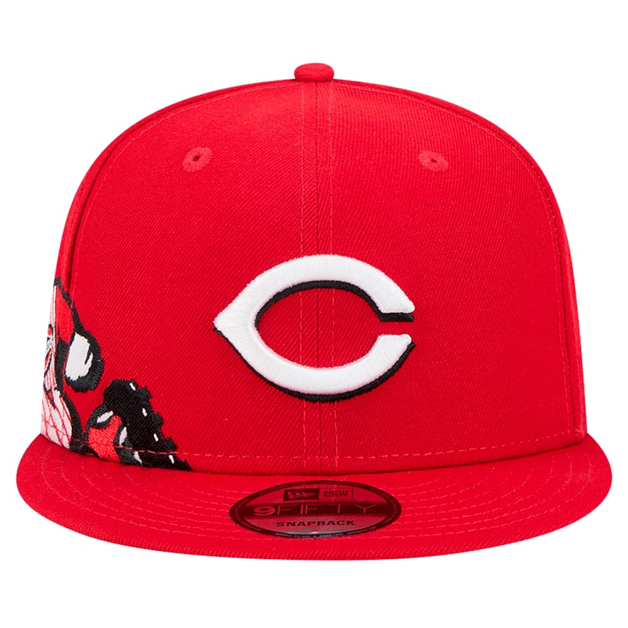 Men's Cincinnati Reds New Era Red Logo Strike 9FIFTY Snapback Hat