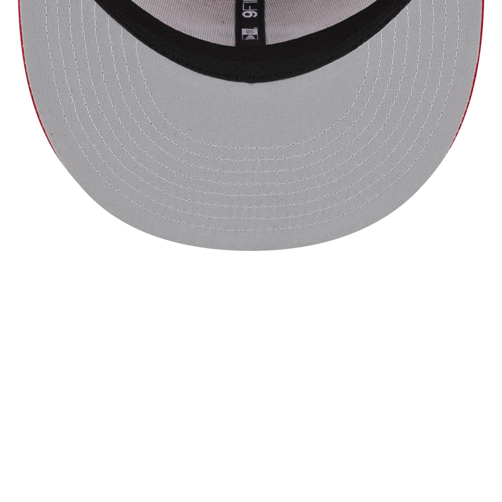 Cincinnati Reds New Era Team Color Trucker 9FIFTY Snapback Hat - Red