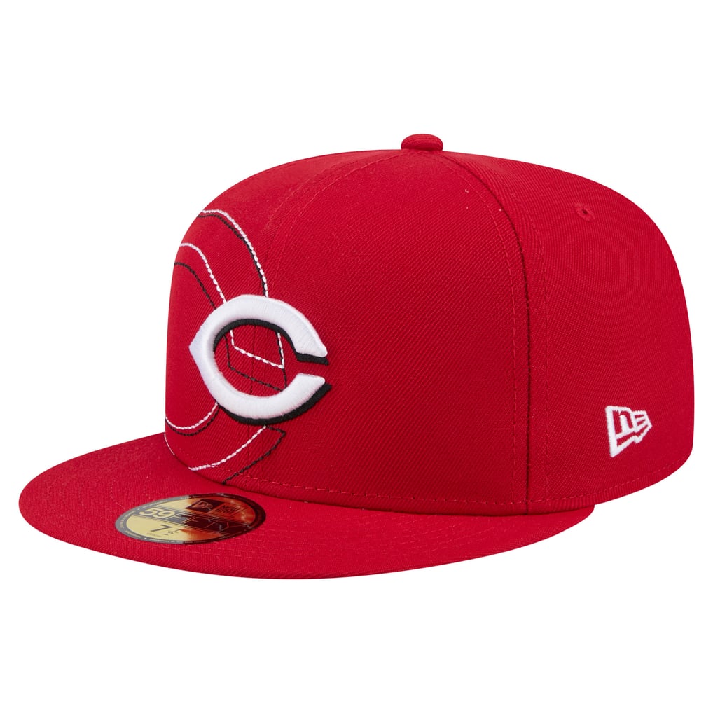 Men's Cincinnati Reds New Era Red Yarn Stitch 59FIFTY Fitted Hat