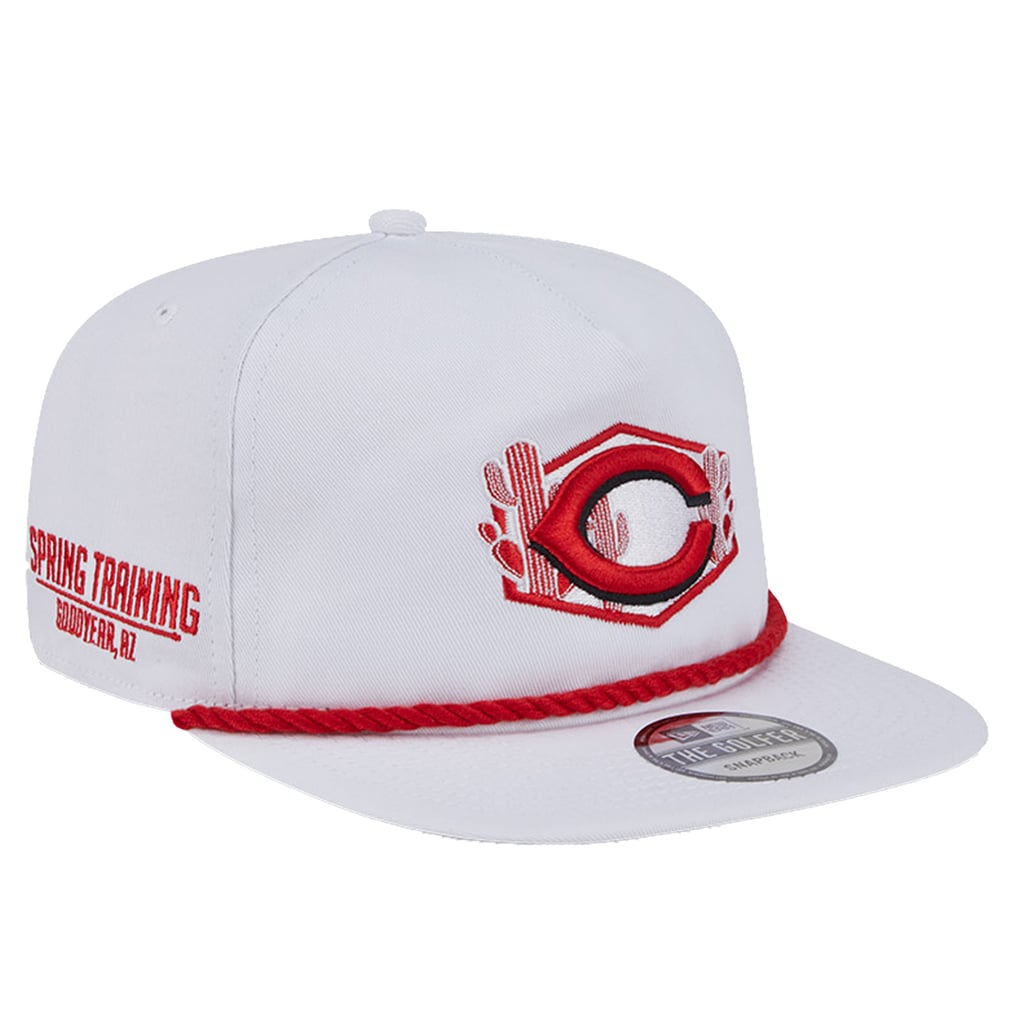 Men's Cincinnati Reds New Era White 2025 Spring Training Palm Golfer ...