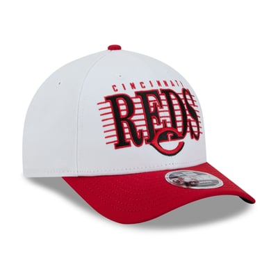 Cincinnati Reds New Era Loyal 9FORTY M-Crown Adjustable Hat - White/Red