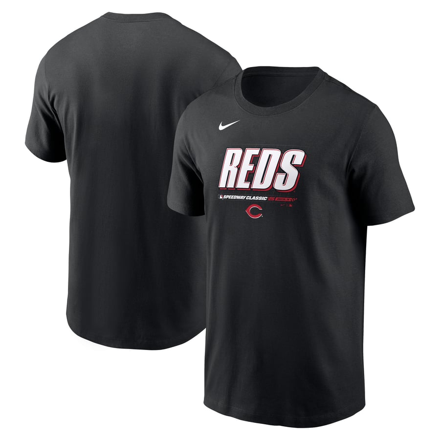 Cincinnati Reds Authentic Collection Men's Cincinnati Reds Nike Black 2025 MLB Speedway Classic Authentic ...