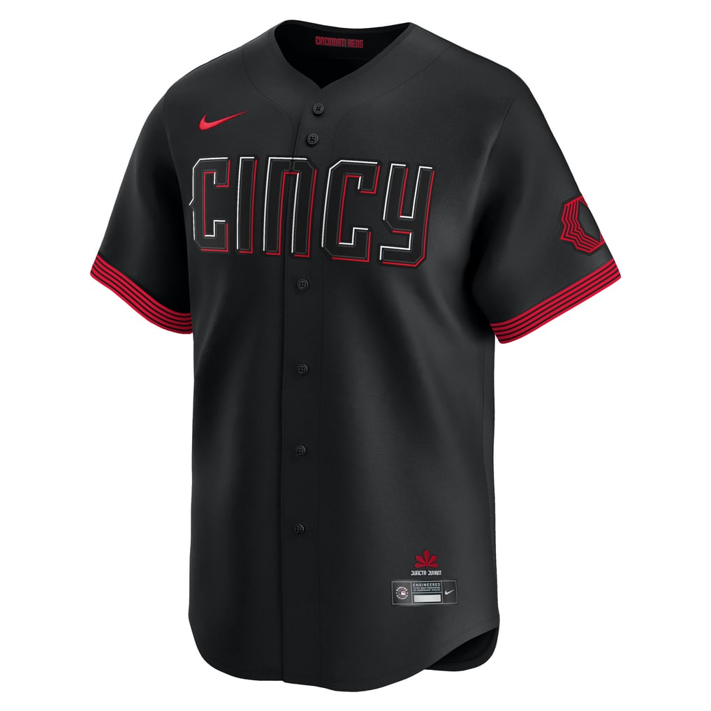 Men's Cincinnati Reds Elly De La Cruz Nike Black City Connect Limited ...