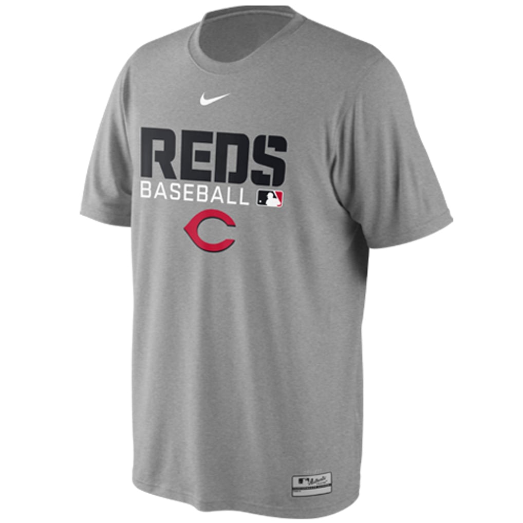 Men's Cincinnati Reds Nike Gray Authentic Collection Legend Dri-Fit T-Shirt