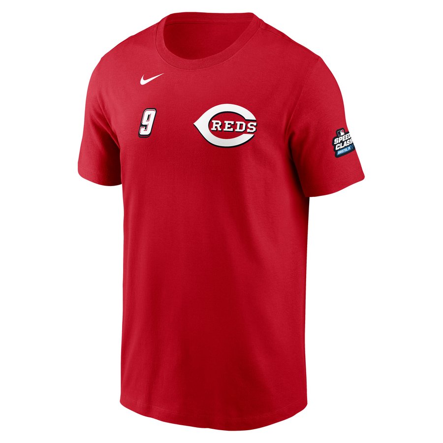 Men's Cincinnati Reds Matt McLain Nike Red 2025 MLB Speedway Classic ...