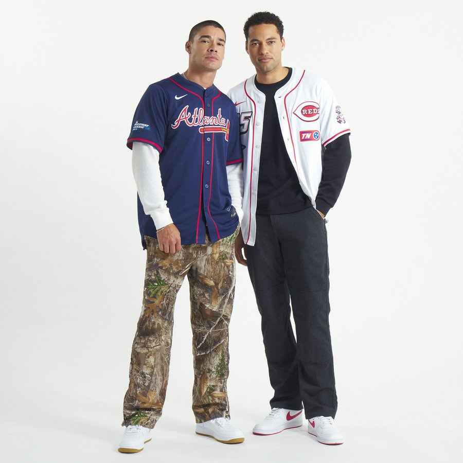 Men's Cincinnati Reds #25 Nike White 2025 MLB Speedway Classic Home ...