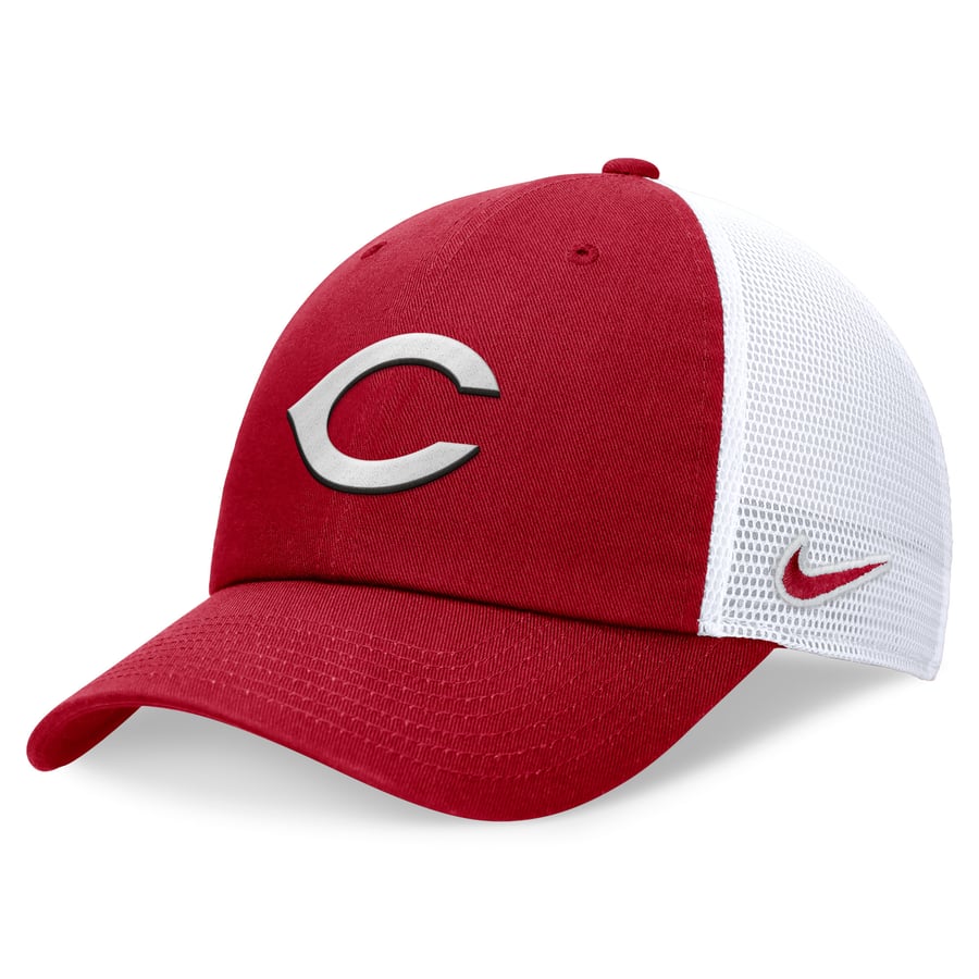 Cincinnati Reds Nike Club Trucker Adjustable Hat - Red