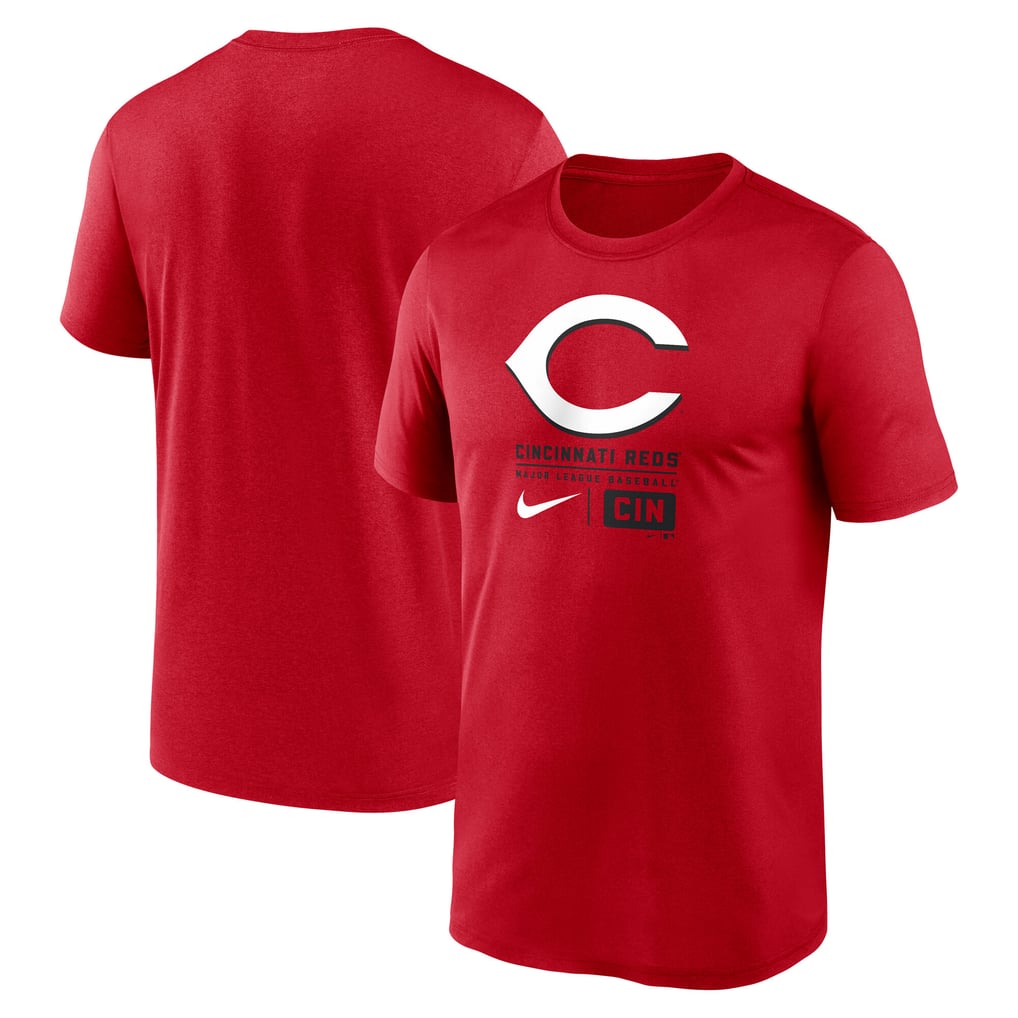 Men's Cincinnati Reds Nike Red Team Logo Lockup Legend T-Shirt