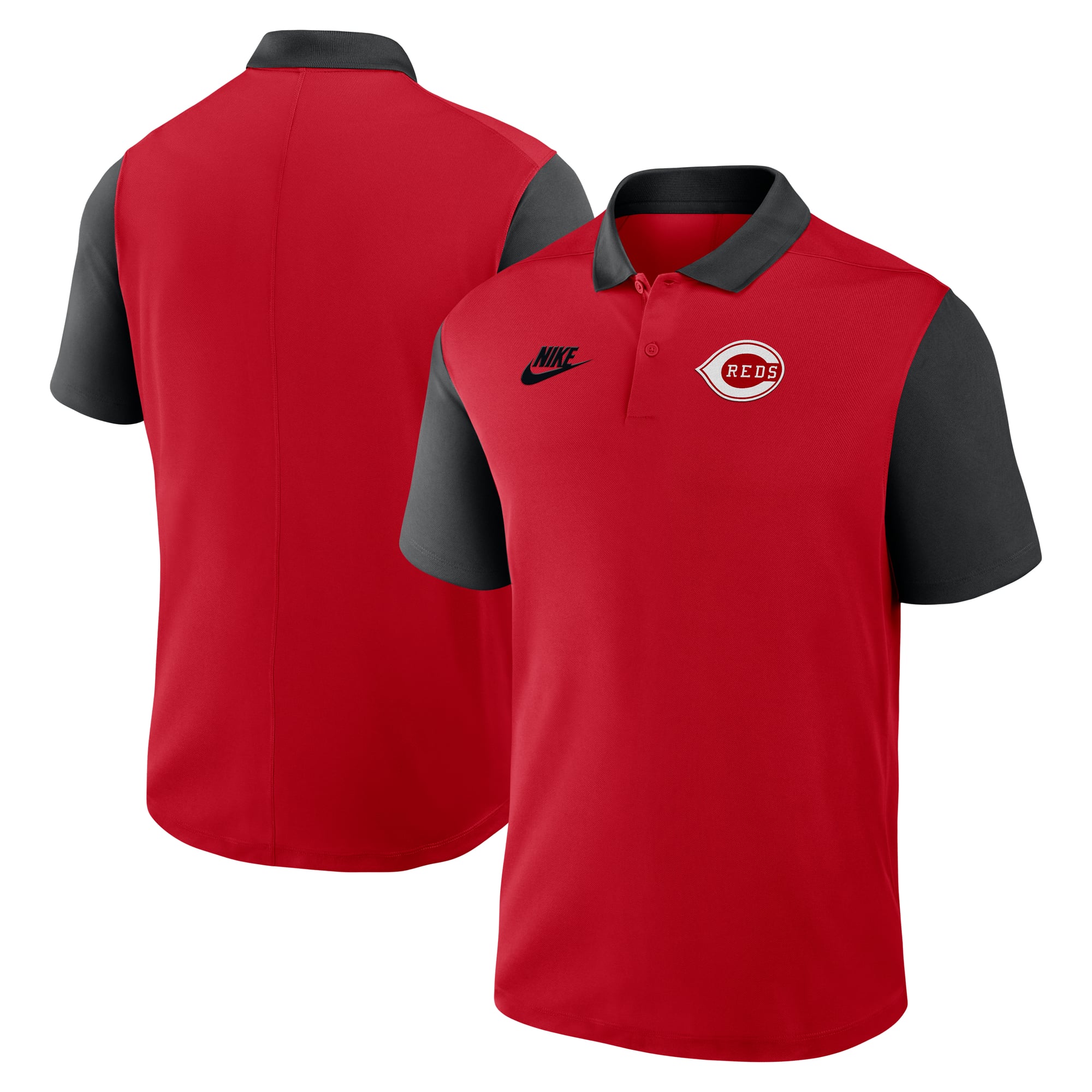 Men's Cincinnati Reds Nike Red/Black Cooperstown Collection Color-Block ...