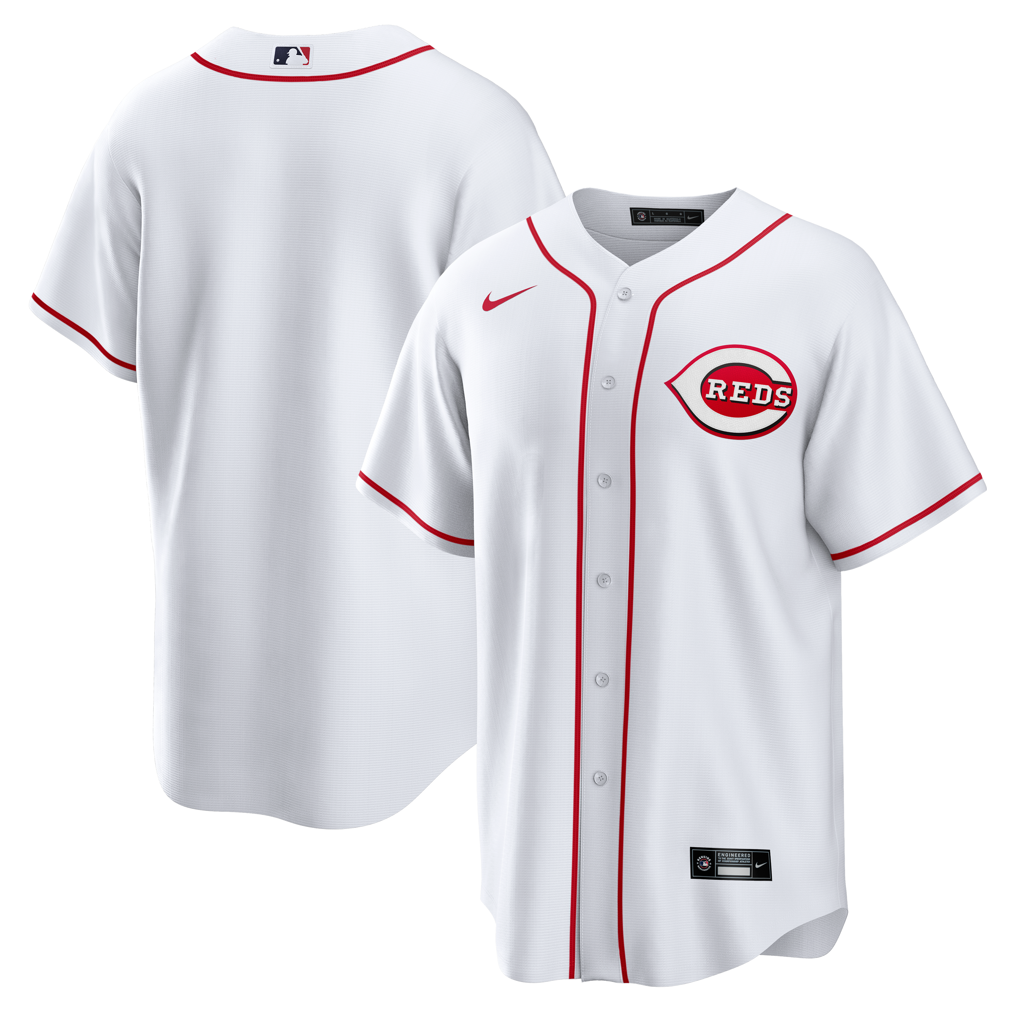 Cincinnati Reds Home Big & Tall Replica Jersey White