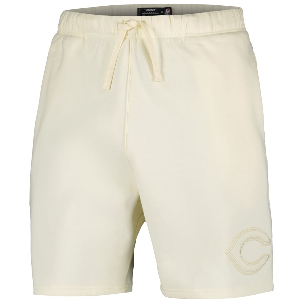 Cincinnati Reds Pro Standard Neutral Fleece Shorts - Cream