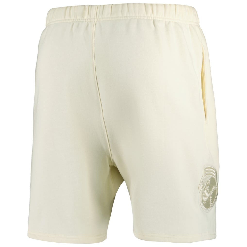 Cincinnati Reds Pro Standard Neutral Fleece Shorts - Cream