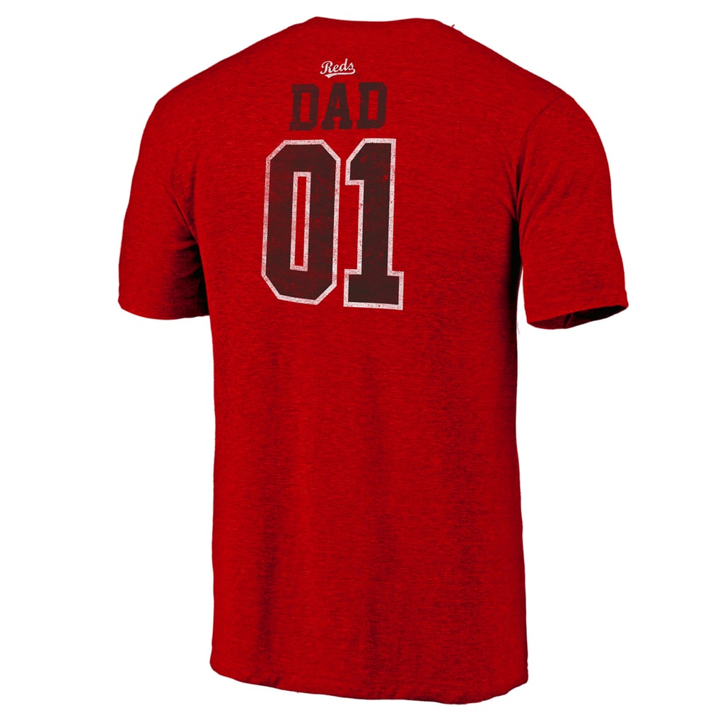 Cincinnati Reds Father's Day Greatest Dad Tri-Blend T-Shirt - Red
