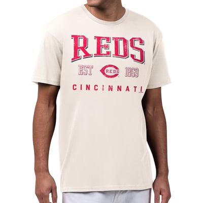  Cincinnati Reds Starter Established Logo T-Shirt - Cream