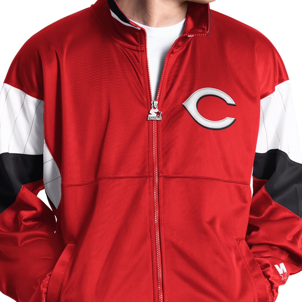 Cincinnati Reds Starter Legacy Full-Zip Track Jacket - Red