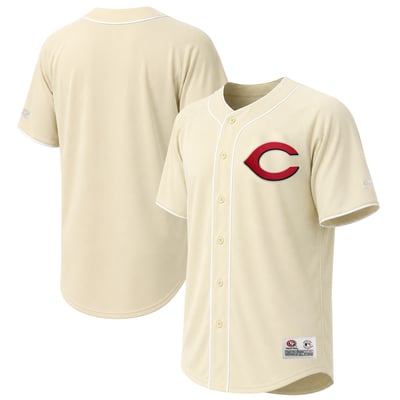 Cincinnati Reds Stitches Jersey - Cream