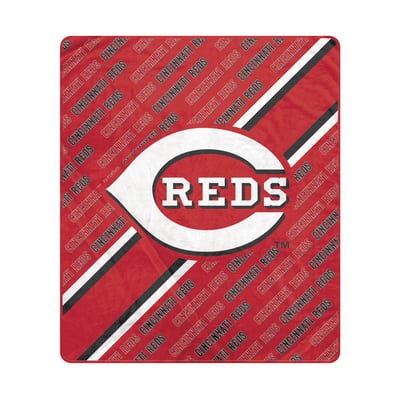 Cincinnati Reds Pegasus 60" x 70" Diagonal Lined Wordmark Ultra Soft Blanket