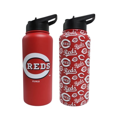 Cincinnati Reds Pegasus Game Day Duo 41oz. Stainless Steel Water Bottle Set