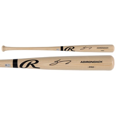 Sal Stewart Cincinnati Reds Autographed Fanatics Authentic Blonde Rawlings Pro Bat