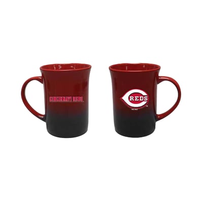 Cincinnati Reds The Memory Company Two-Pack 15oz. Ceramic Ombre Mug Set