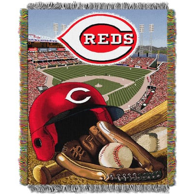 Cincinnati Reds The Northwest Company 48'' x 60'' Home Advantage Woven Throw