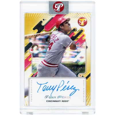 Tony Perez Cincinnati Reds Autographed 2025 Topps Pristine Gold Pristine #PA-TP #23/50 Card 