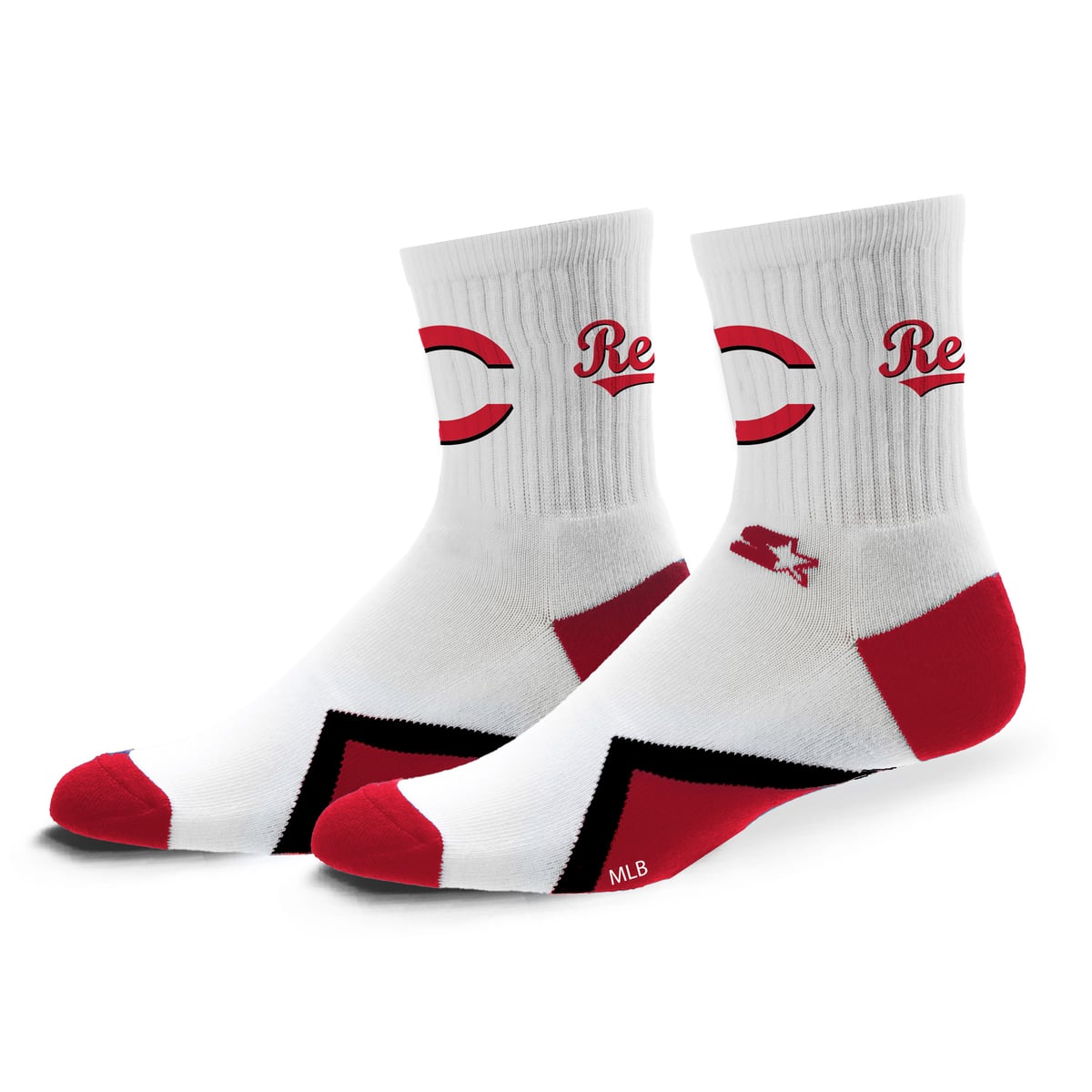 Unisex Cincinnati Reds Starter Striker Mid-Crew Socks