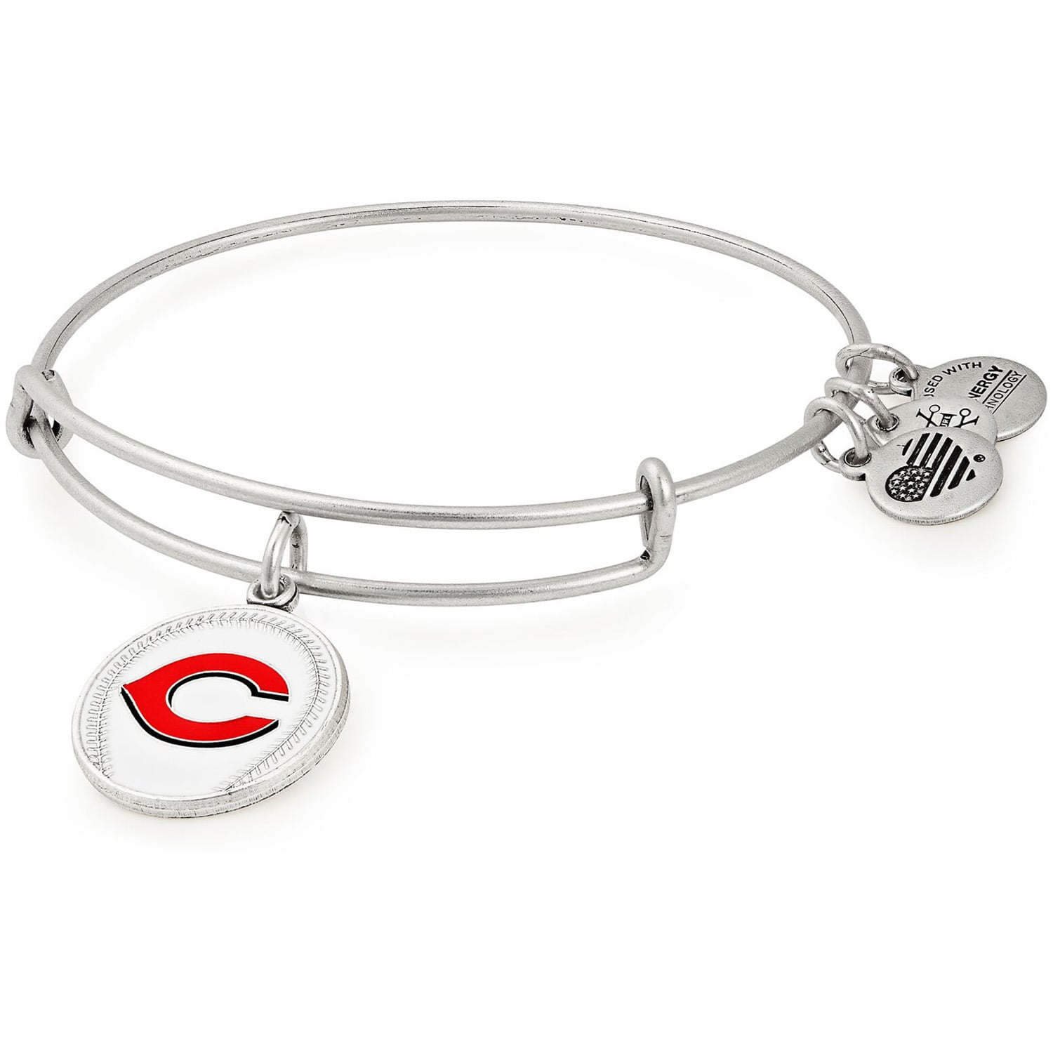 Cincinnati Reds Stack Women's Cincinnati Reds Alex & Ani Stack Bracelet