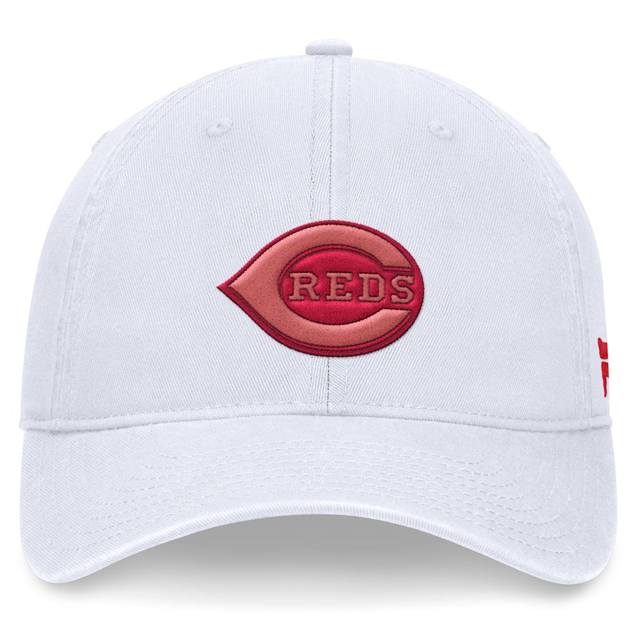 Women's Cincinnati Reds Fanatics White Tonal Adjustable Hat
