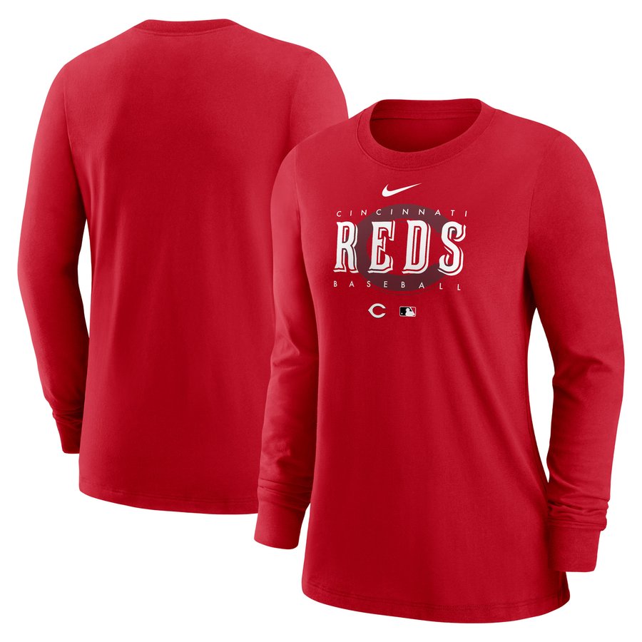 Cincinnati Reds Authentic Collection Women's Cincinnati Reds Nike Red Authentic Collection Legend ...