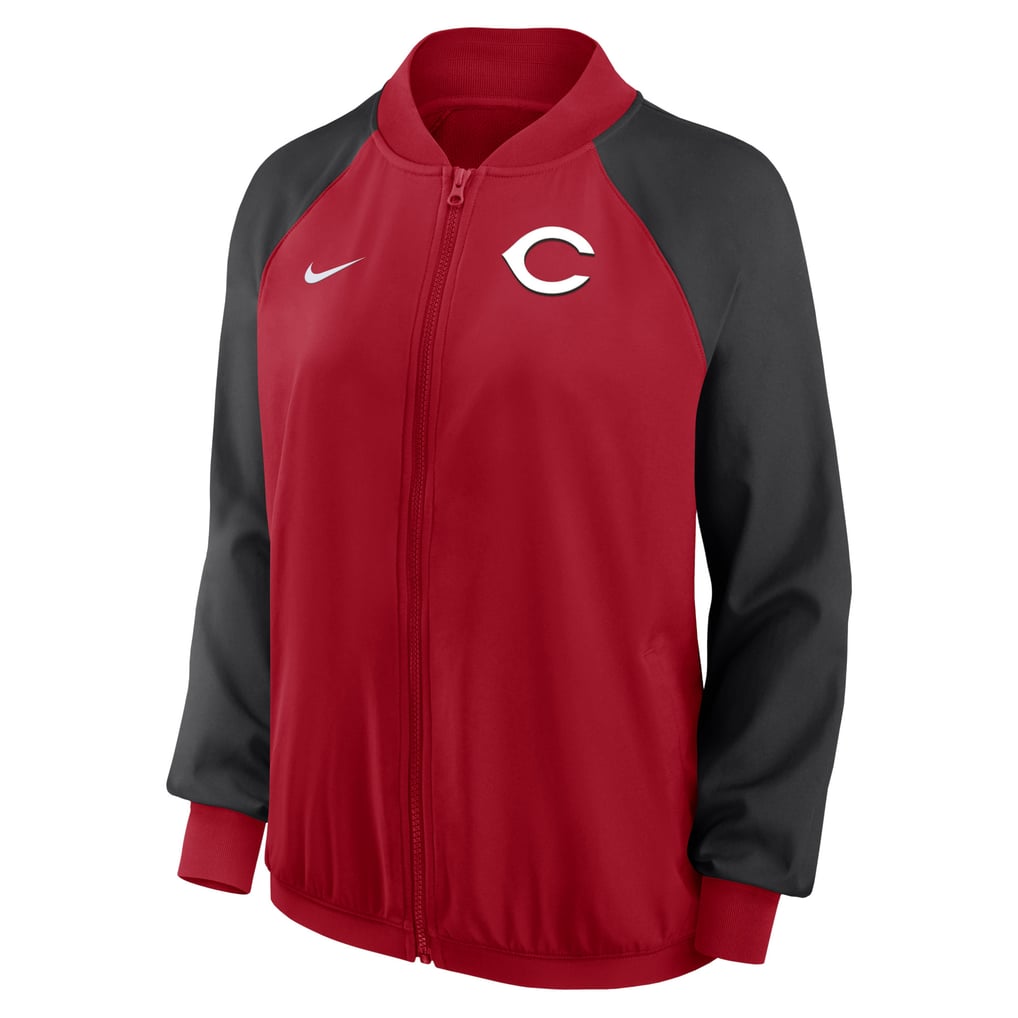 Cincinnati Reds Authentic Collection Women's Cincinnati Reds Nike Red Authentic Collection Team Raglan ...