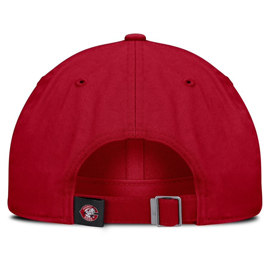 Cincinnati Reds Script Images Women's Cincinnati Reds Nike Red Cooperstown Club Script Adjustable Hat