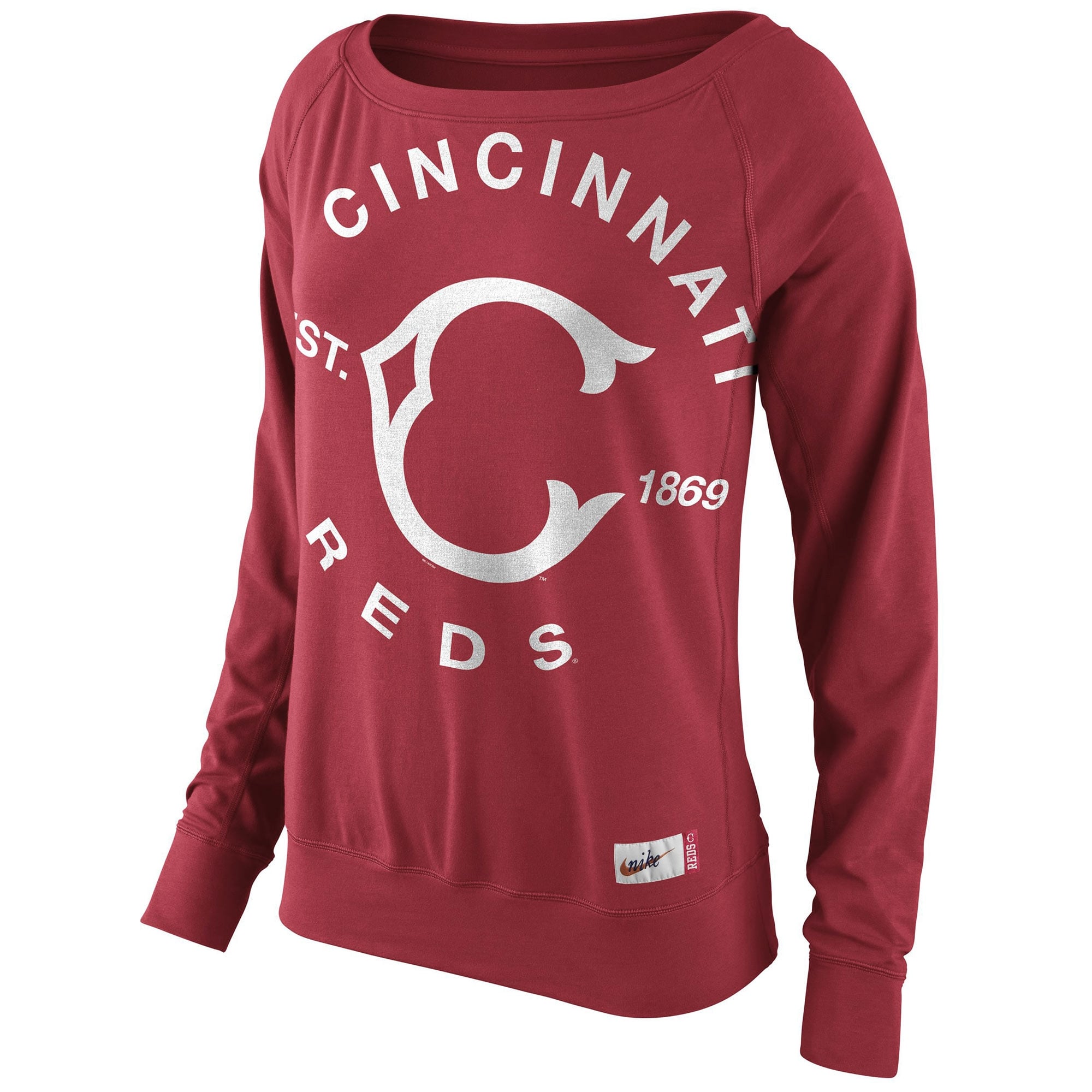 Women's Cincinnati Reds Nike Red Cooperstown Collection Washed Epic ...