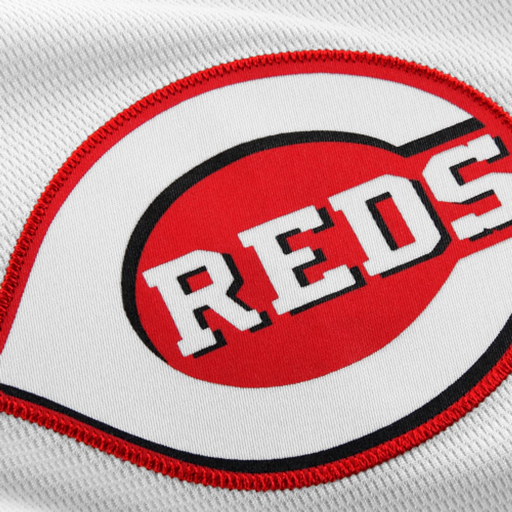 Youth Cincinnati Reds Majestic White Home Cool Base Jersey