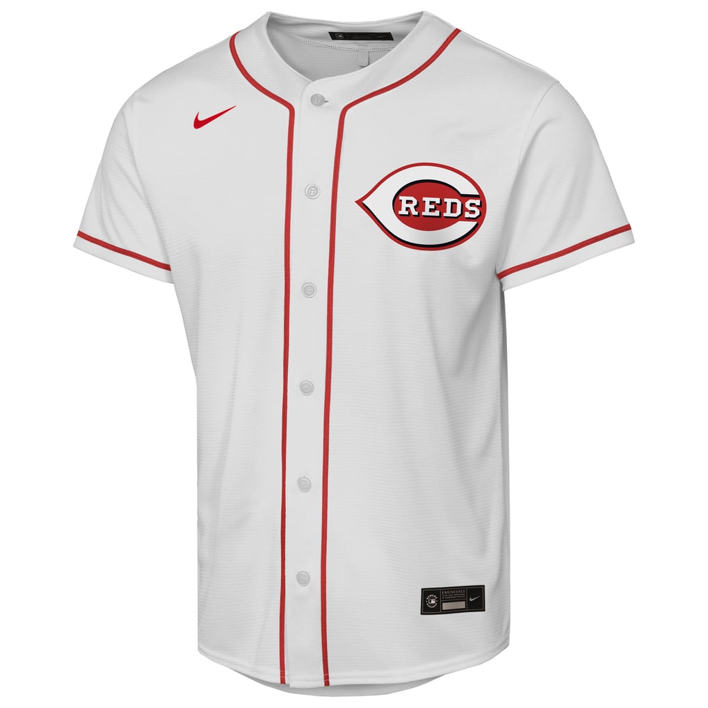 Youth Cincinnati Reds Nike White Home Replica Jersey
