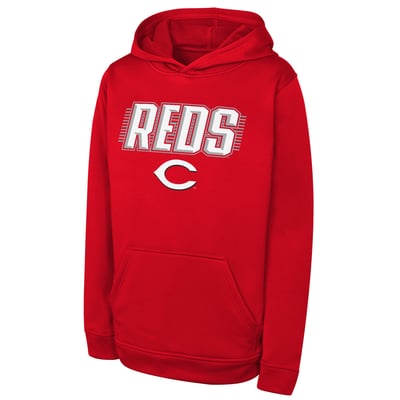 Cincinnati Reds Outerstuff Youth Sack Party Performance Hoodie - Red