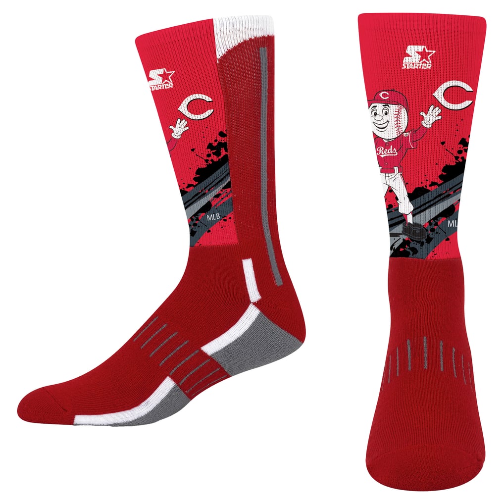 Cincinnati Reds Starter Youth Phenom Mascot Color Splash Crew Socks - Red
