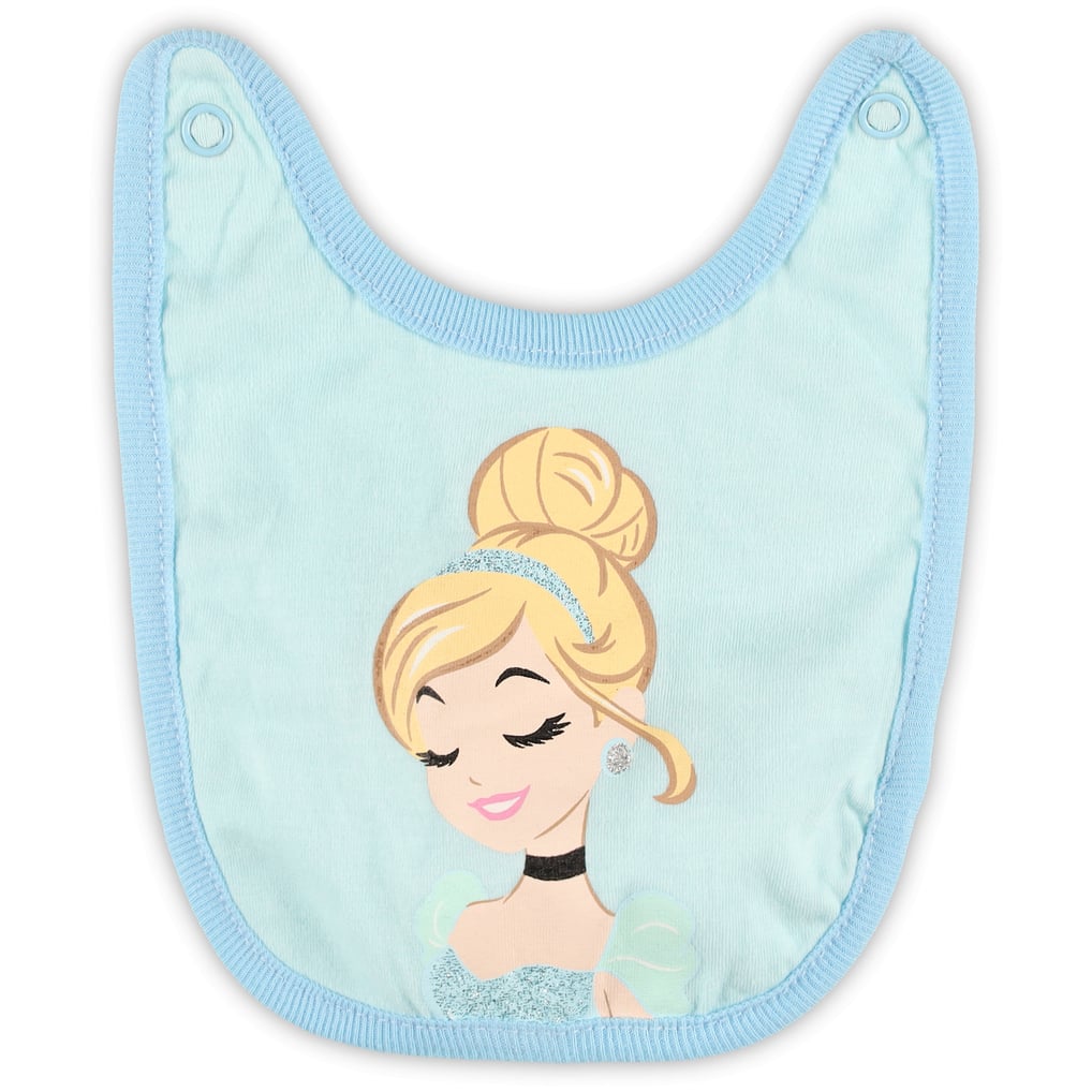  Cinderella Newborn & Infant Bodysuit & Bib Three-Pack Set - Blue