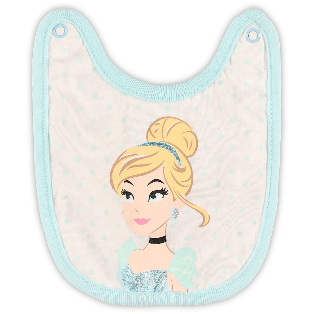 Cinderella Newborn & Infant Bodysuit & Bib Three-Pack Set - Blue