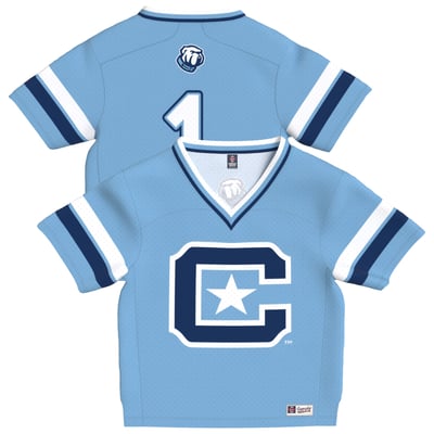 Citadel Bulldogs GameDay Greats Infant Lightweight Collegiate Football Fashion Jersey - Light Blue