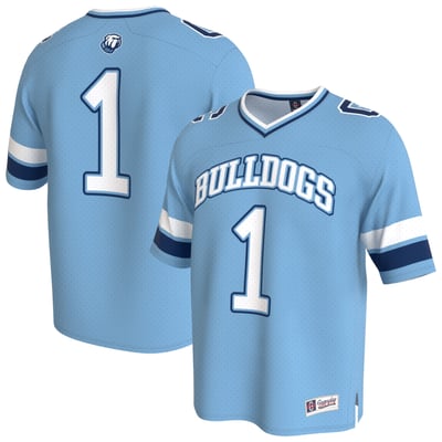 Citadel Bulldogs GameDay Greats Youth Lightweight Collegiate Football Fashion Jersey - Light Blue