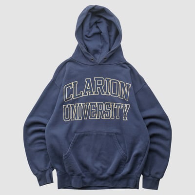 Clarion Golden Eagles Jansport 2000s Hooded Pullover Sweatshirt - Navy - S by Fanatics Real Vintage